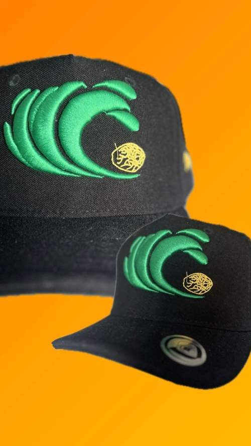 Gorra (negro/verde)