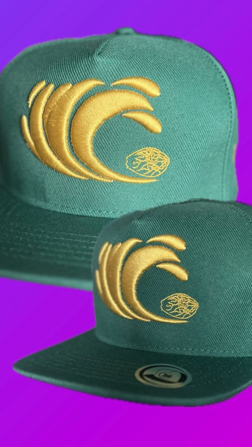 Gorra (verde/dorado)